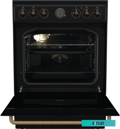 GECS6B71CLB Электрическая плита Gorenje GECS6B71CLB,  стеклокерамика,  инфракрасная,  без крышки,  черный