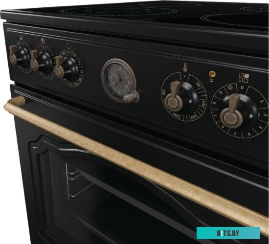 GECS6B71CLB Электрическая плита Gorenje GECS6B71CLB,  стеклокерамика,  инфракрасная,  без крышки,  черный