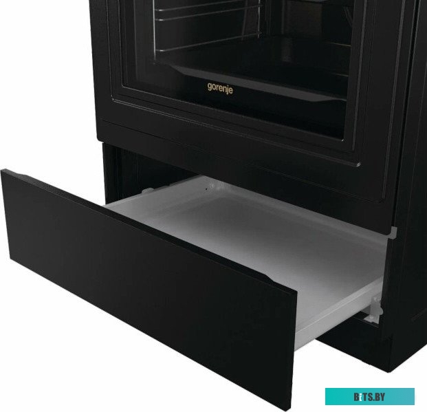 GECS6B71CLB Электрическая плита Gorenje GECS6B71CLB,  стеклокерамика,  инфракрасная,  без крышки,  черный