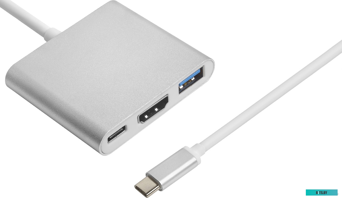 Переходник Greenconnect GCR-AP24 USB Type C на HDMI + USB 3.0
