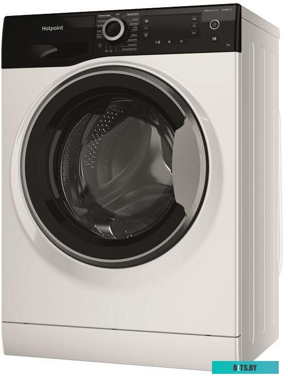 869991644390 Стиральная машина HOTPOINT NSD 7239 ZS VE RU, с фронтальной загрузкой, с паром, 7кг, 1200об/мин, инверторная