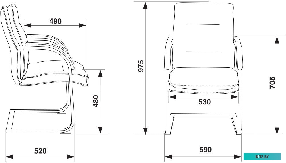 Офисное кресло (Стул) Бюрократ T-9927SL-LOW-V (черный) <T-9927SL-LOW-V/BLACK>