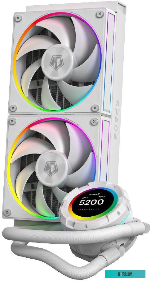 Жидкостное охлаждение для процессора ID-Cooling SL240 White