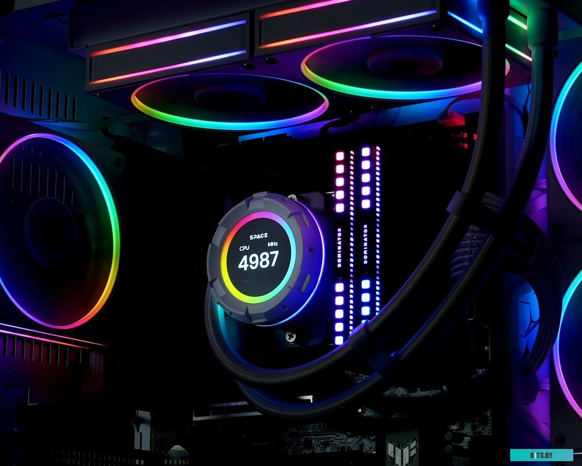 Жидкостное охлаждение для процессора ID-Cooling SL240 White