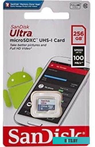 Карта памяти SanDisk Ultra microSDXC SDSQUNR-256G-GN3MN 256GB