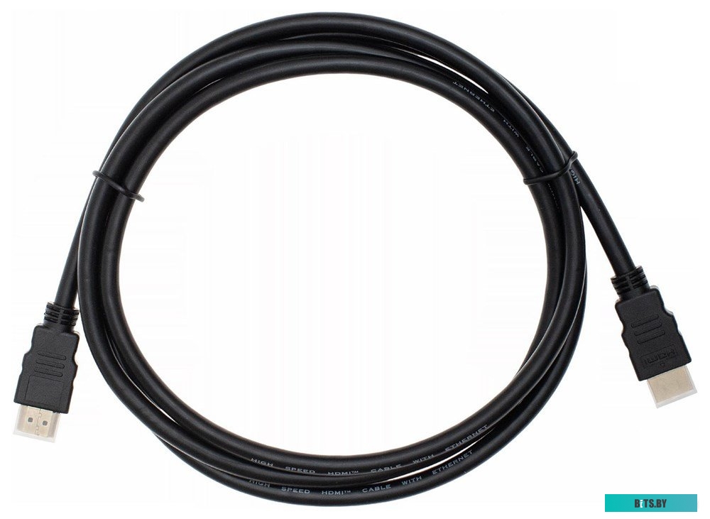 CS-HDMI.1.4-1.8 Кабель аудио-видео Cactus CS-HDMI.1.4-1.8 HDMI (m)/HDMI (m) 1.8м. позолоч.конт. черный