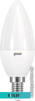 103101210 GAUSS 103101210 Светодиодная лампа LED Свеча E14 9.5W 950lm 4100К 1/10/50