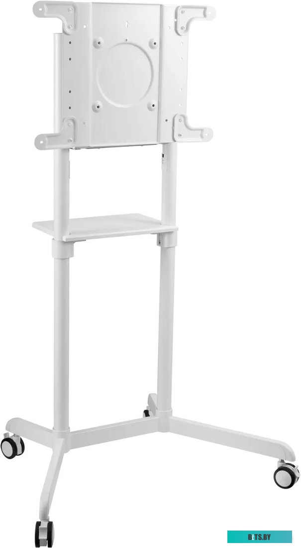 Стойка для телевизора Cactus CS-ST1146WT белый 37"-70" макс.70кг напольный мобильный