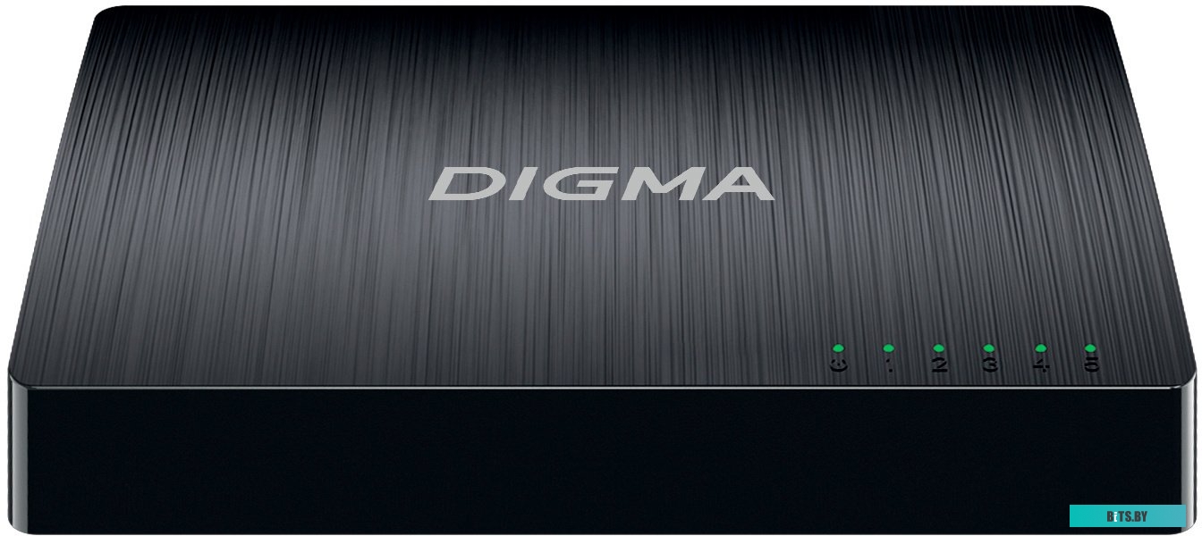 DSW-305FE Коммутатор Digma DSW-305FE 5x100Mb неуправляемый