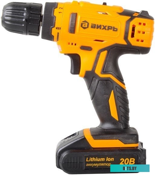 Вихрь ДА-20Л-2КА (с 2-мя АКБ, кейс, набор оснастки)