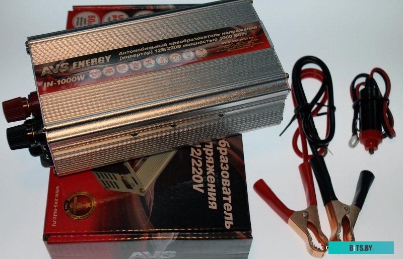 Автомобильный инвертор AVS 12/220V IN-1000W