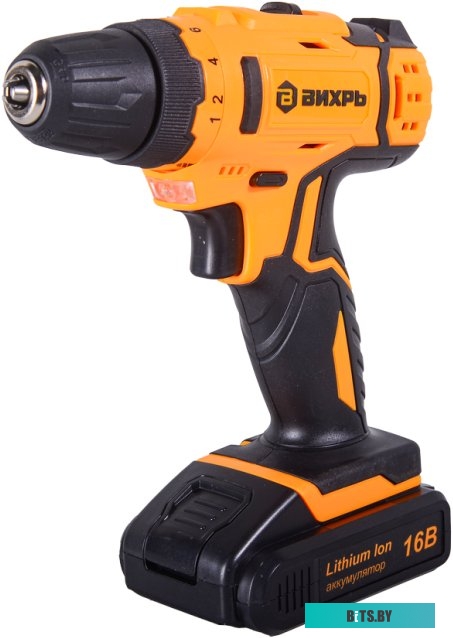 Вихрь ДА-16Л-2КА (с 2-мя АКБ, кейс, набор оснастки)