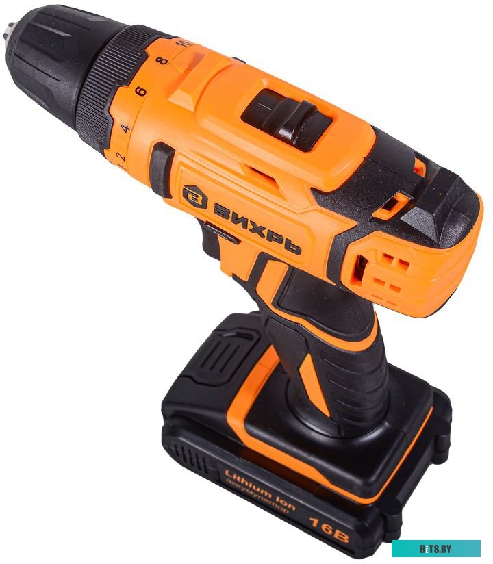 Вихрь ДА-16Л-2КА (с 2-мя АКБ, кейс, набор оснастки)