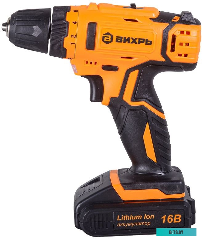 Вихрь ДА-16Л-2КА (с 2-мя АКБ, кейс, набор оснастки)