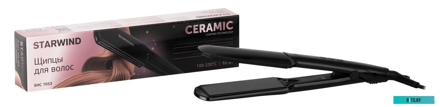 SHC 7053 Выпрямитель Starwind SHC 7053 65Вт черный/черный (макс.темп.:230С)