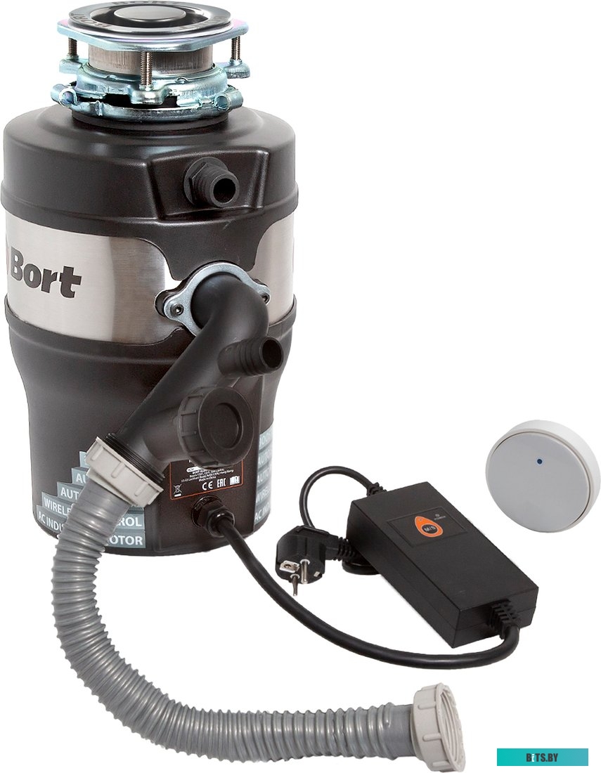 93410778 Измельчитель пищевых отходов Bort Alligator Max 560Вт черный [93410778]