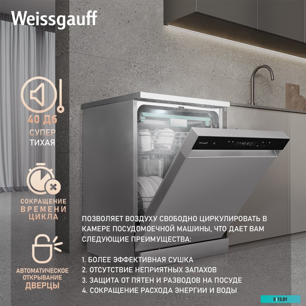 423984 Духовой шкаф WEISSGAUFF EOV 19 MW,  белый