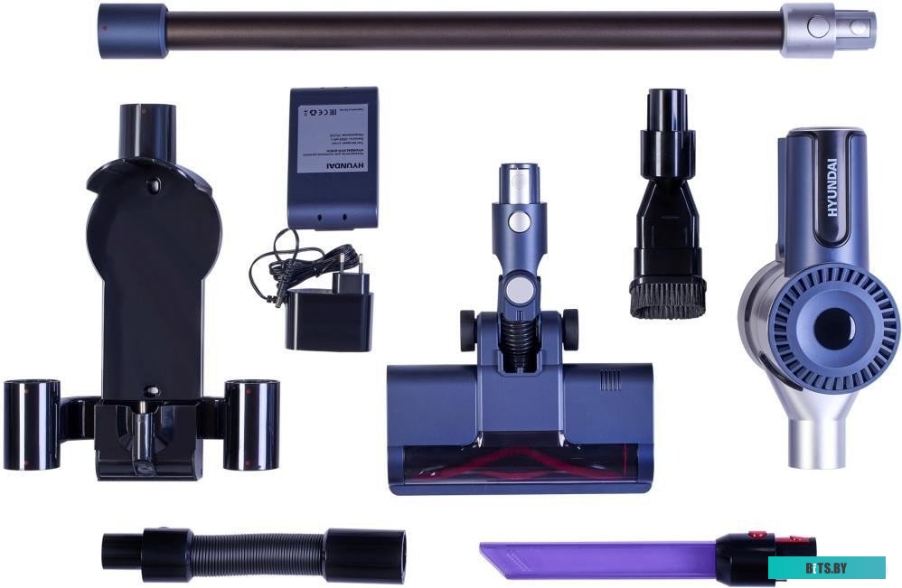 HYV-S7570 Ручной пылесос (handstick) Hyundai HYV-S7570, 380Вт, черный/серебристый
