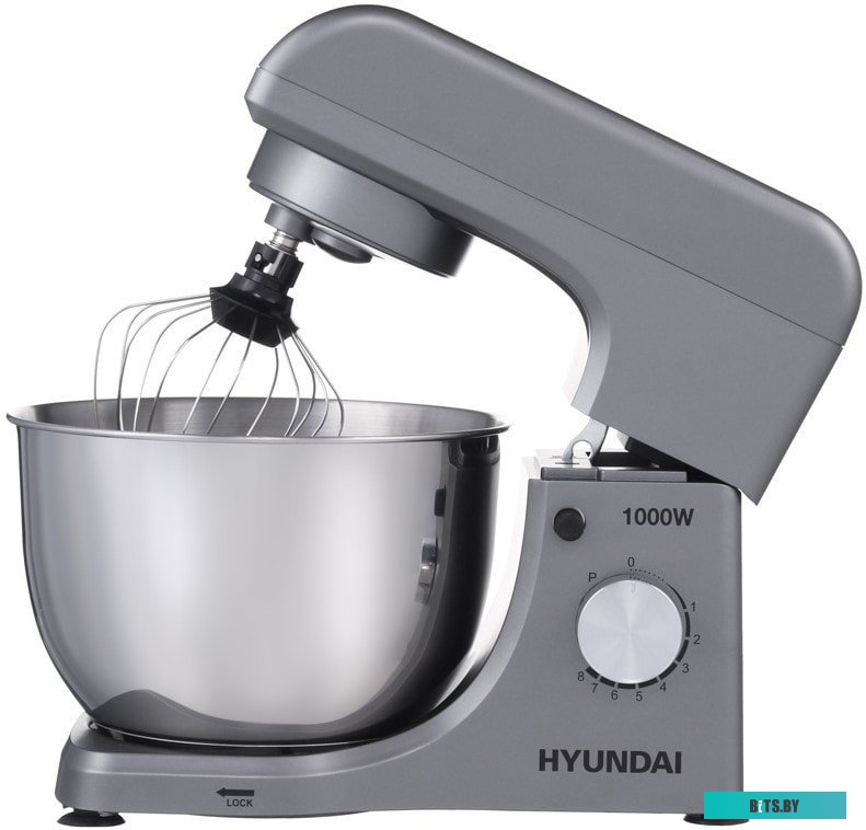 HYM-S5451 Миксер планетарный Hyundai HYM-S5451 1000Вт серый/черный