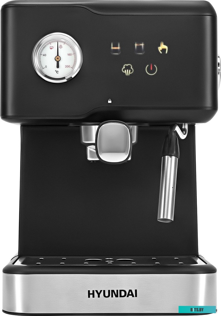 HEM-4204 Кофеварка рожковая Hyundai HEM-4204 1000Вт черный
