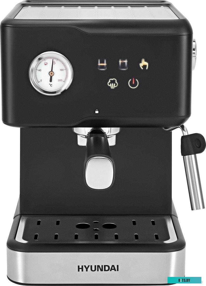 HEM-4204 Кофеварка рожковая Hyundai HEM-4204 1000Вт черный
