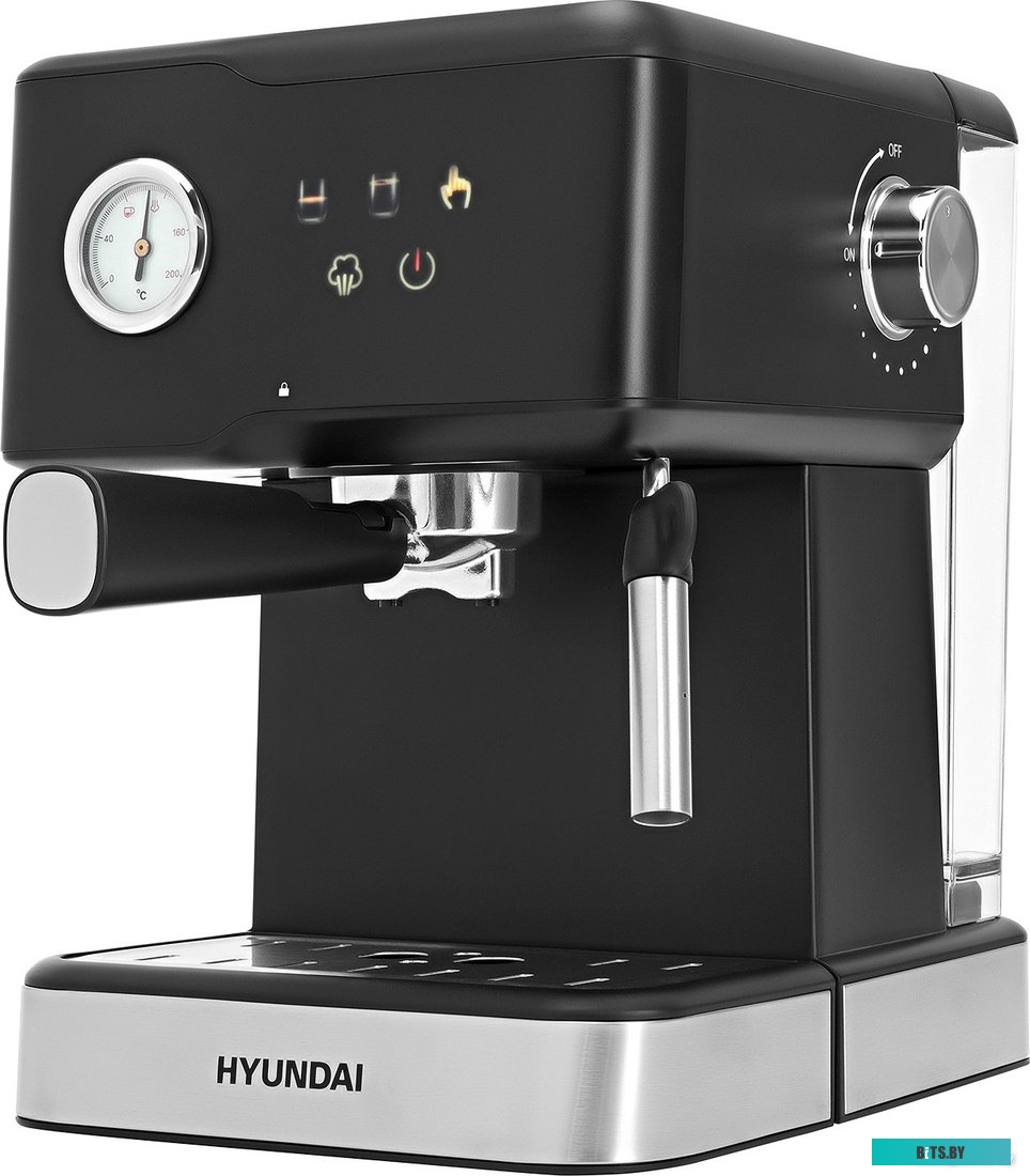 HEM-4204 Кофеварка рожковая Hyundai HEM-4204 1000Вт черный