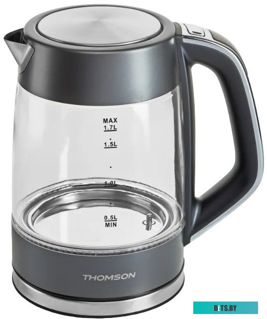 K20ES-2002 Чайник GLASS K20ES-2002 1.7L GRAY THOMSON