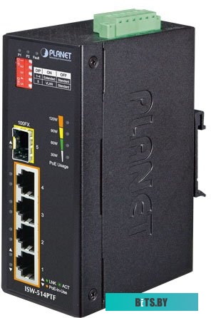 Неуправляемый коммутатор PLANET ISW-514PTF