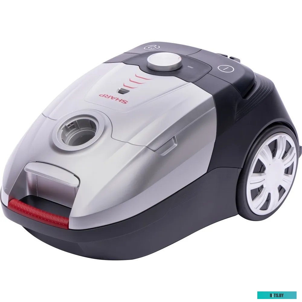 ECJB19RS Пылесос Sharp/ Пылесос, 1900 Вт, уборка: сухая, пылесборник - мешок, 2.3 л,серебристый