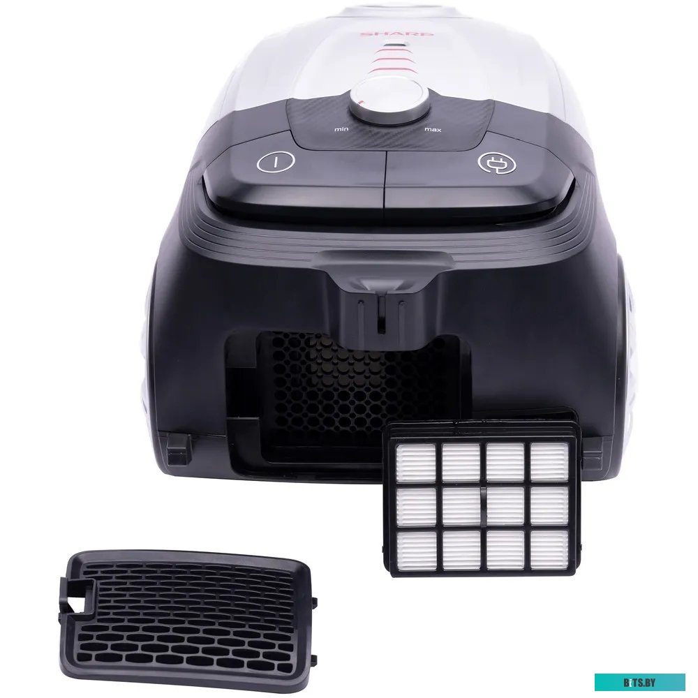 ECJB19RS Пылесос Sharp/ Пылесос, 1900 Вт, уборка: сухая, пылесборник - мешок, 2.3 л,серебристый