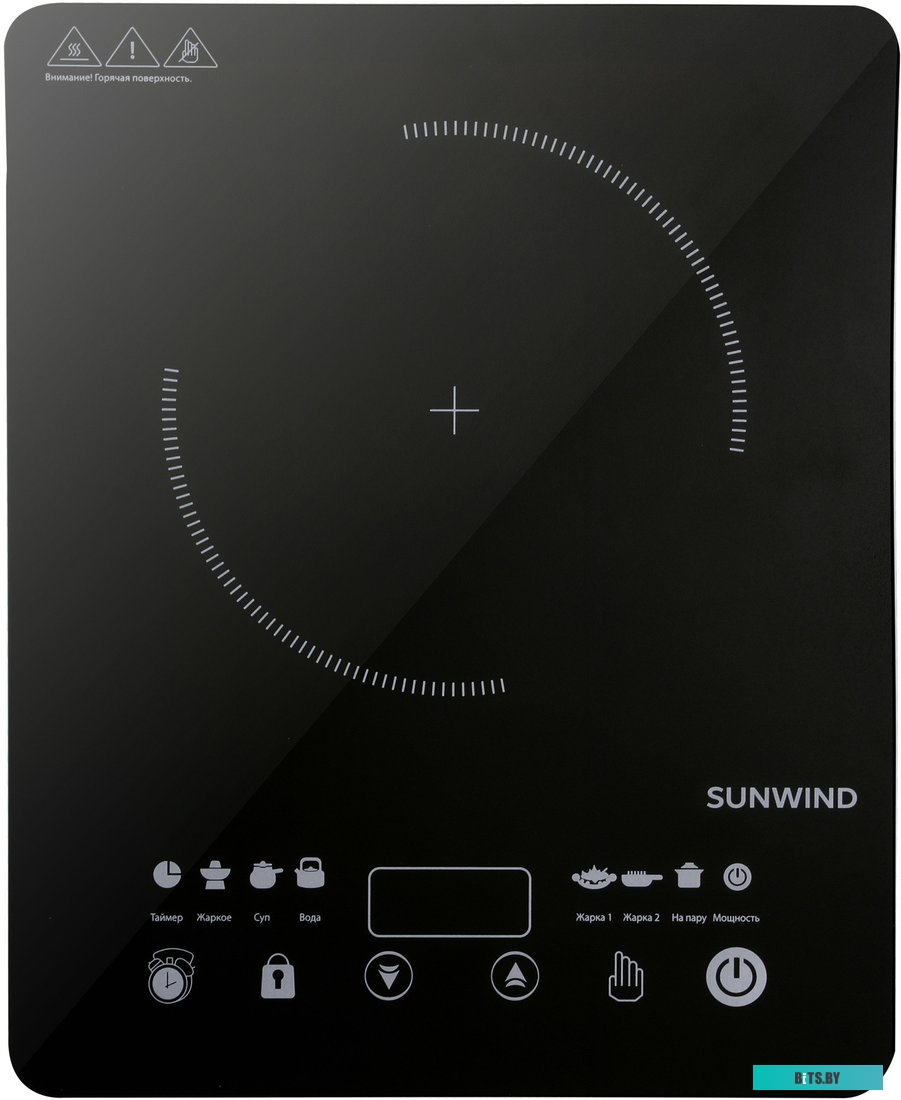SCI-0502 Плита Индукционная SunWind SCI-0502 черный стеклокерамика (настольная)