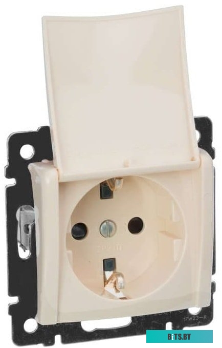 Розетка Legrand Valena 2К+З с крышкой 774322
