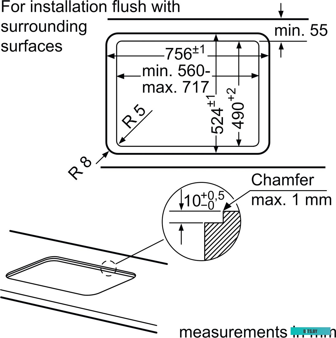 PPQ7A6B20 Газовая варочная поверхность Bosch PPQ7A6B20 черный