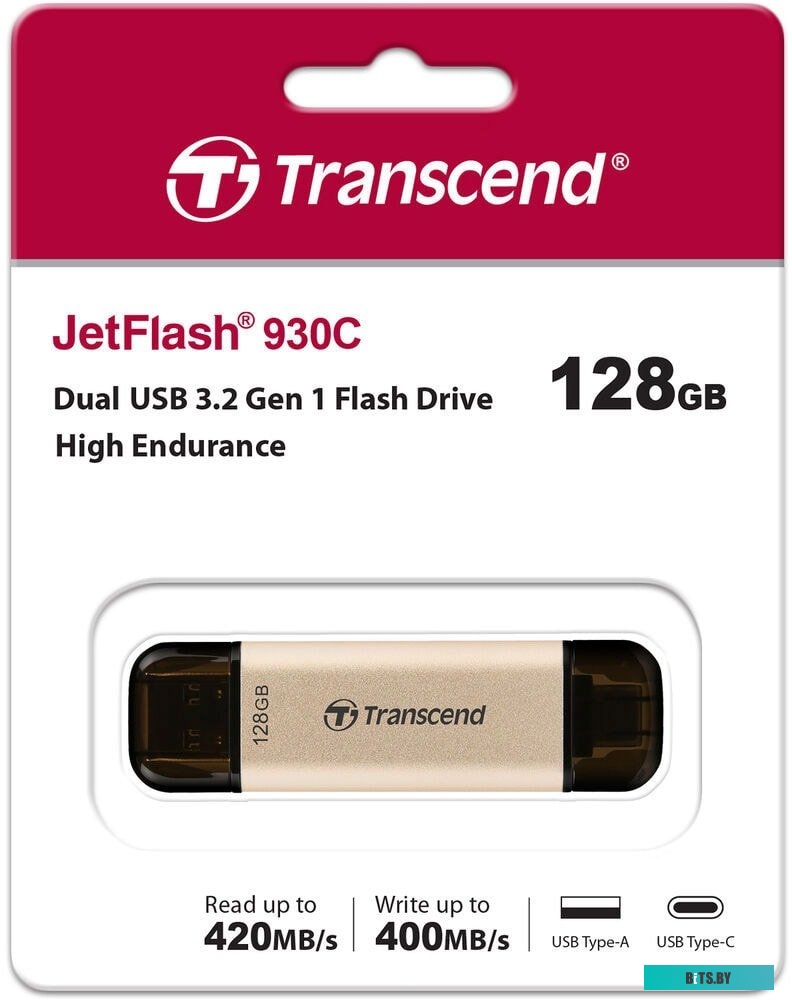 USB накопитель (Флешка) Transcend JetFlash 930C 128GB <TS128GJF930C>