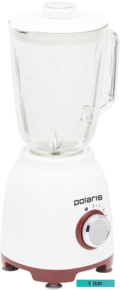 PTB 0821G Блендер POLARIS PTB 0821G,  стационарный,  белый/красный