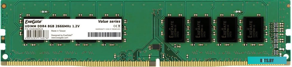 Модуль памяти ExeGate 8GB DDR4 PC4-21300 EX283082RUS