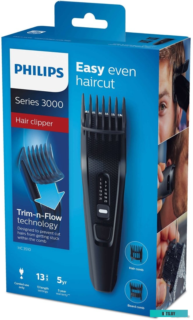 HC3510/15 Машинка для стрижки Philips HC3510/15 черный