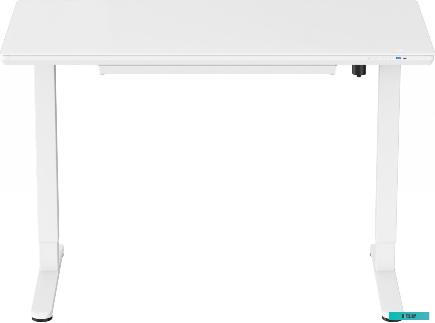CS-EGD-WWT Стол для компьютера Cactus CS-EGD-WWT столешница стекло белый каркас белый