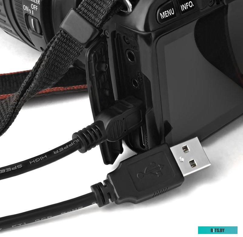 GCR-UM2M5P-BB2S-1.8m Greenconnect Кабель 1.8m USB 2.0, AM/mini 5P, черный, 28/28 AWG, экран, армированный, морозостойкий