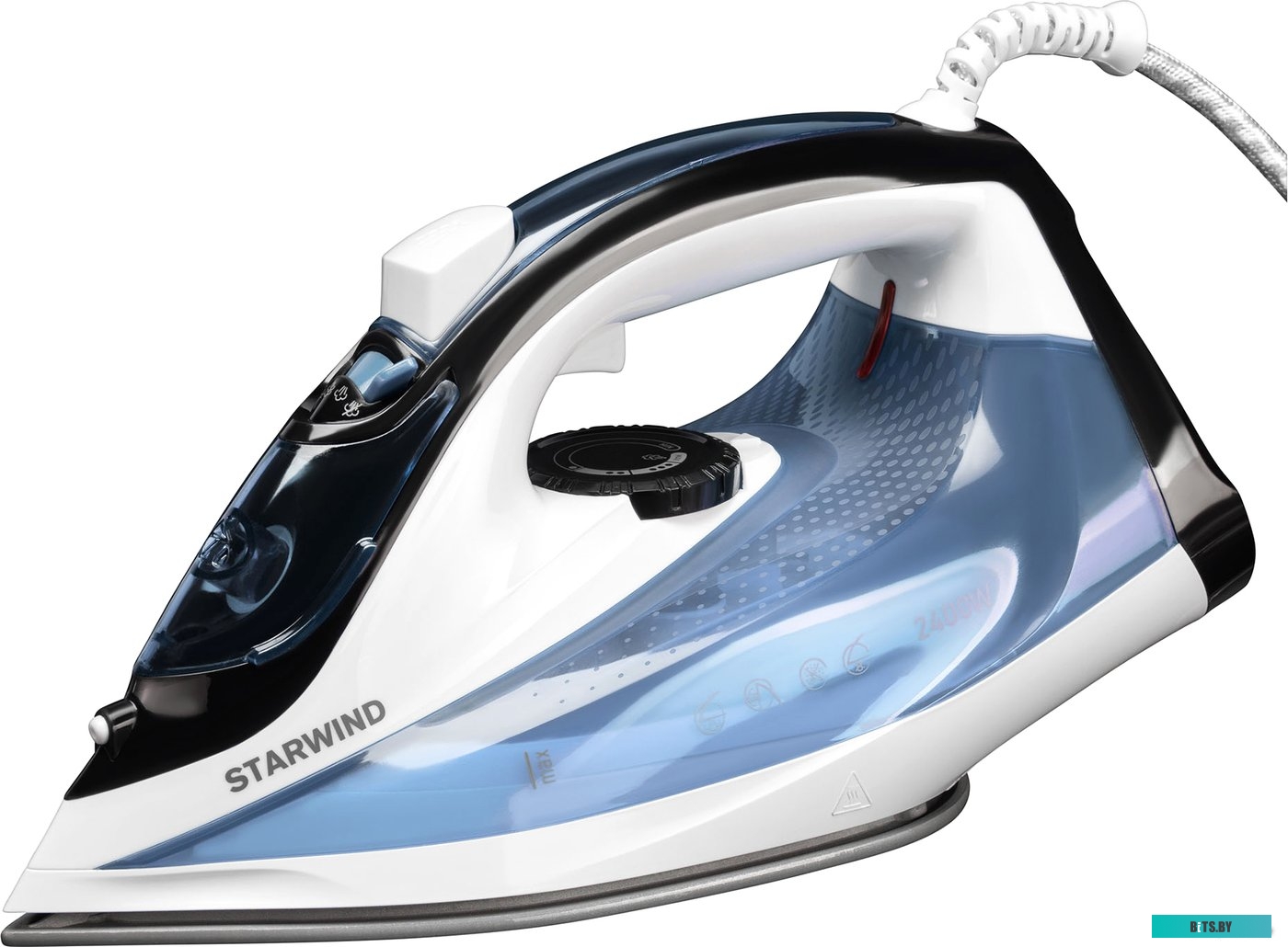 SIR2430 Утюг StarWind SIR2430,  2400Вт,  голубой/белый