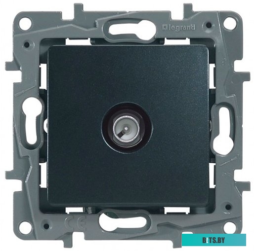 Розетка телевизионная Legrand Etika 672651 (антрацит)