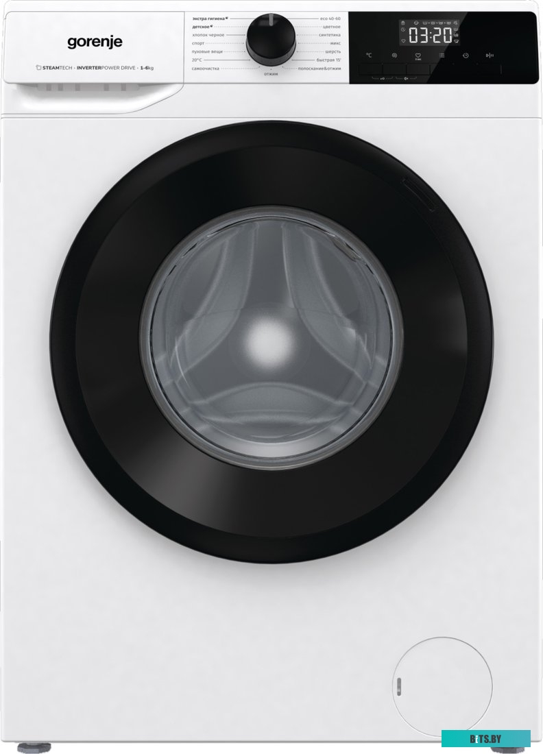 W1NHPI60SCSIRV Стиральная машина Gorenje W1NHPI60SCSIRV класс: A загр.фронтальная макс.:6кг белый