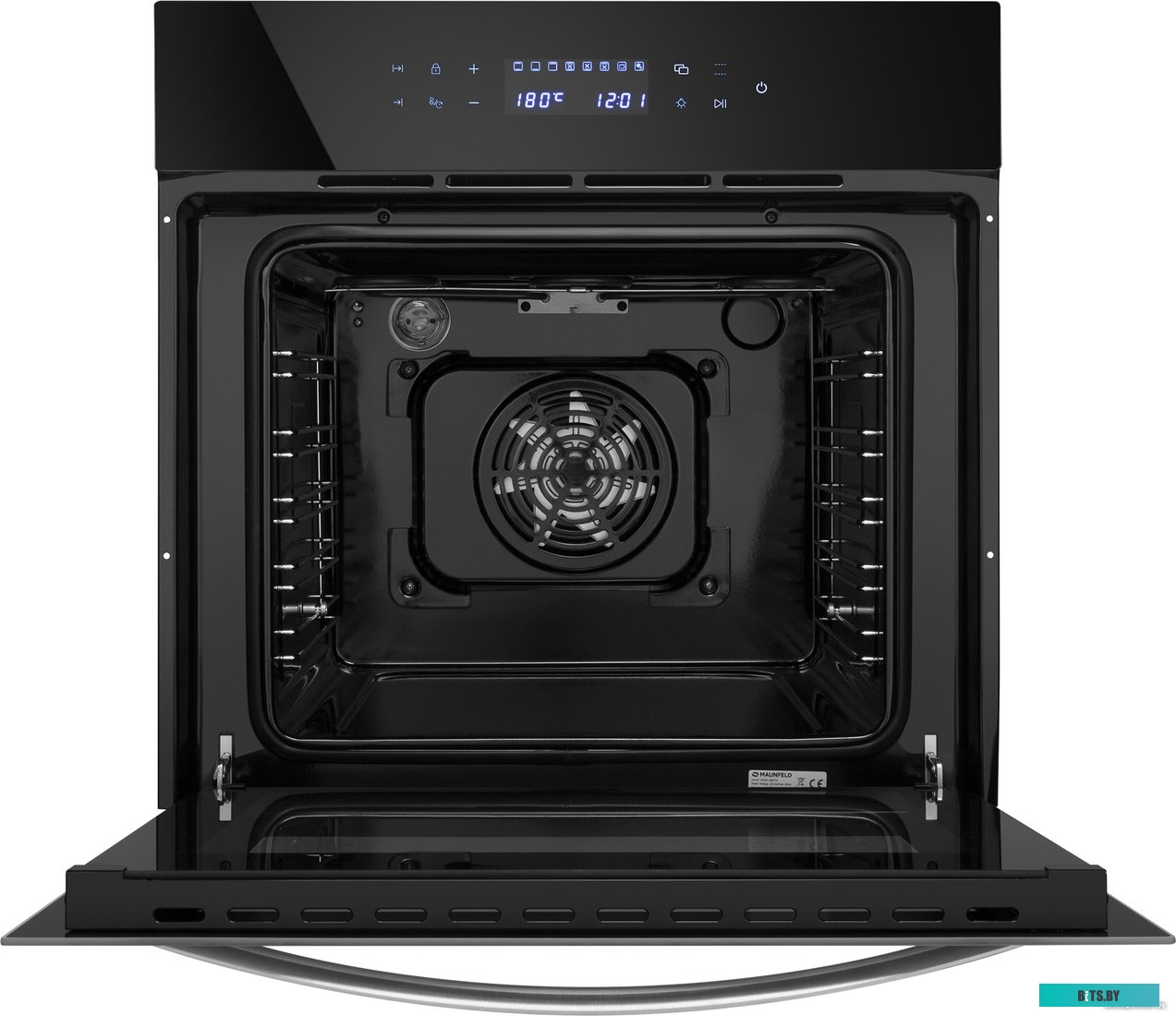 EOEC.566TB Шкаф духовой электрический MAUNFELD/ Шкаф духовой электрический, 56 л,595х595 мм, управление сенсорное, стекло в дверце 2, гриль,10 режимов