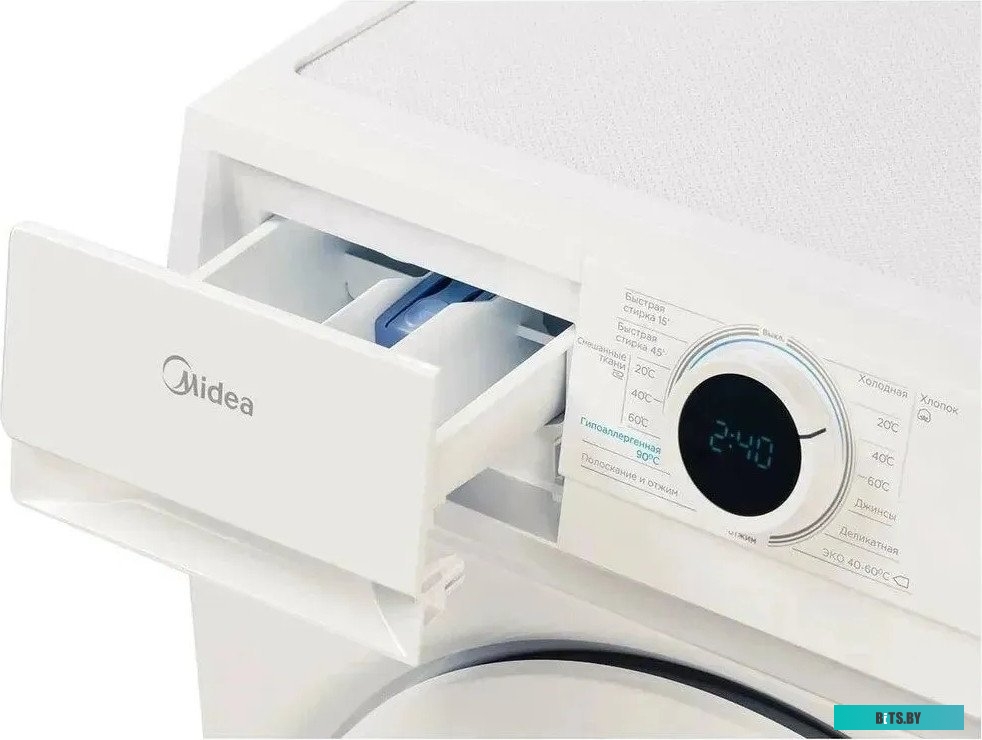 MF100W70BW-GCC Стиральная машина MF100W70BW-GCC MIDEA (панель управления на английском языке)