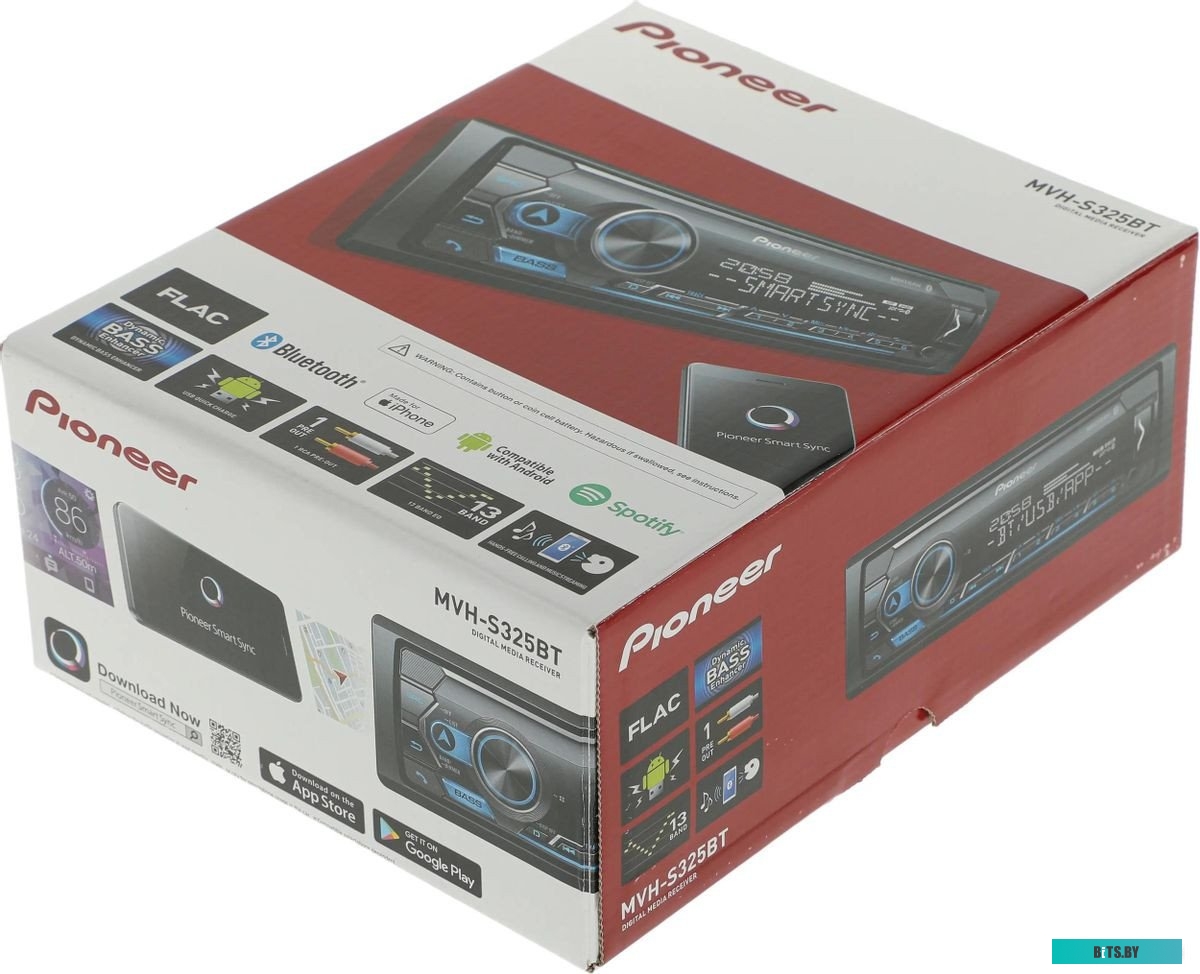 MVH-S325BT Автомагнитола Pioneer MVH-S325BT