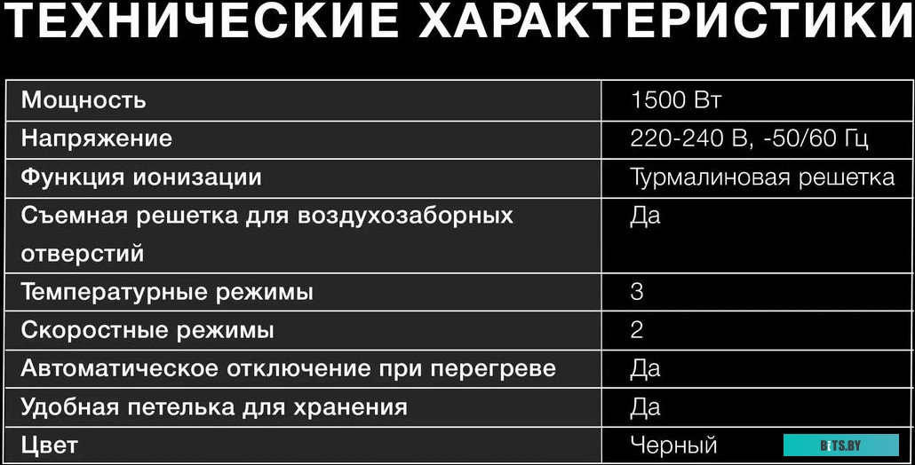 H-HDI0777 Фен Hyundai H-HDI0777 1500Вт черный/хром