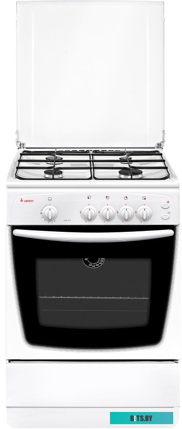 ПГ 1200-С6 К33 Плита Газовая Gefest ПГ 1200-С6 К33 белый реш.сталь