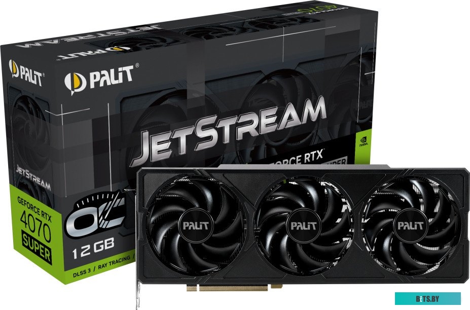 Видеокарта Palit GeForce RTX 4070 Super JetStream OC 12GB NED407ST19K9-1043J