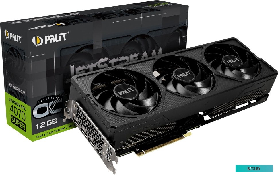 Видеокарта Palit GeForce RTX 4070 Super JetStream OC 12GB NED407ST19K9-1043J