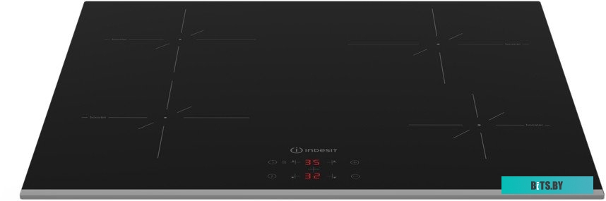 869890400090 Индукционная варочная поверхность Indesit IS 41Q60 FX черный/нержавеющая сталь